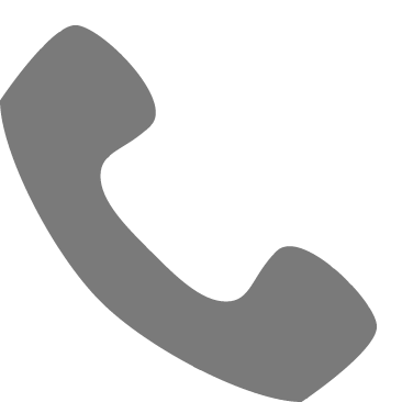 A gray telephone sign on black background